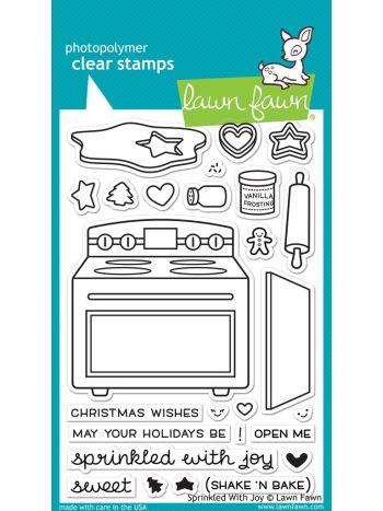Lawn Fawn - Sprinkled With Joy - Clear Stamp 4x6